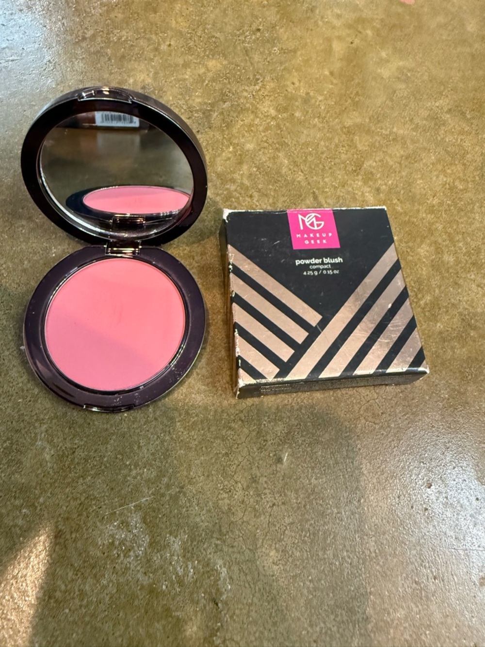 Makeup Geek Powder Blush - Rose Pink